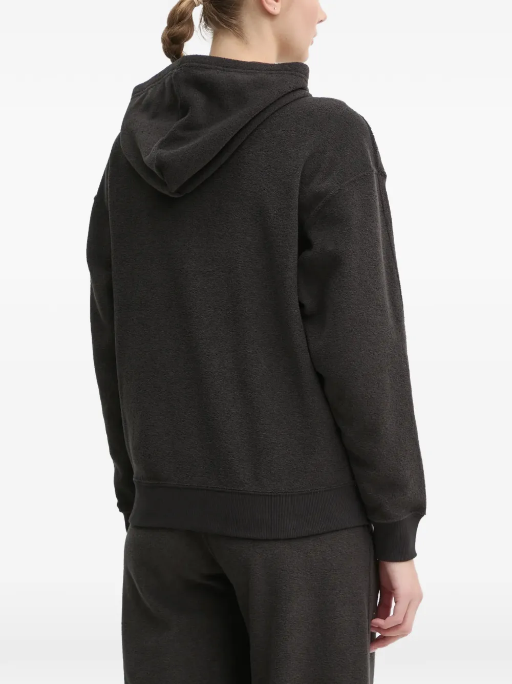 PUMA Hoodie met geborduurd logo Zwart