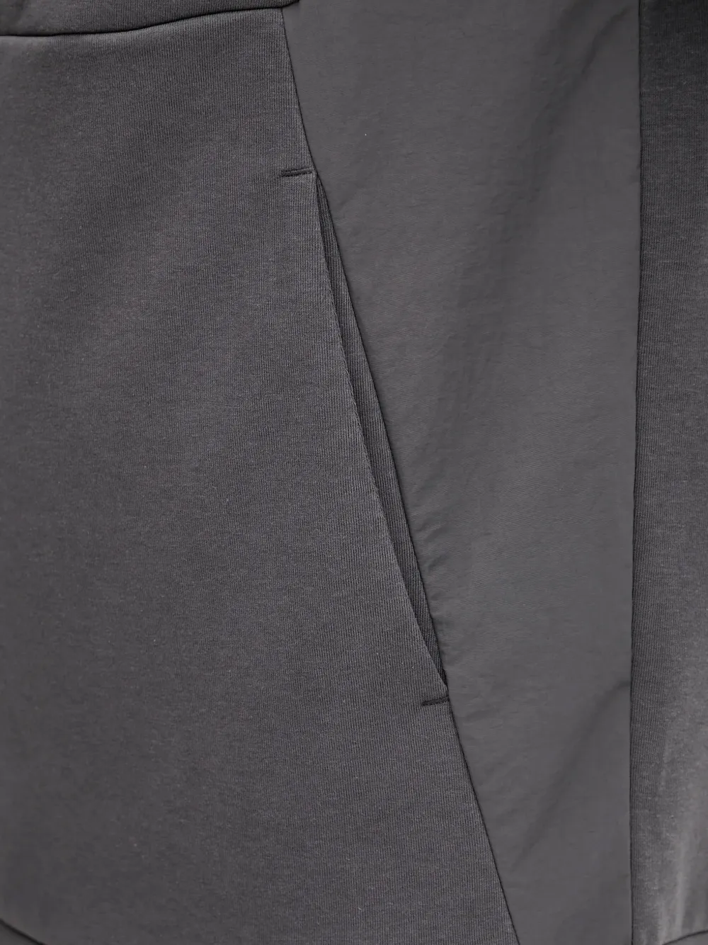 PUMA Hoodie met kwartrits en logo-print Grijs