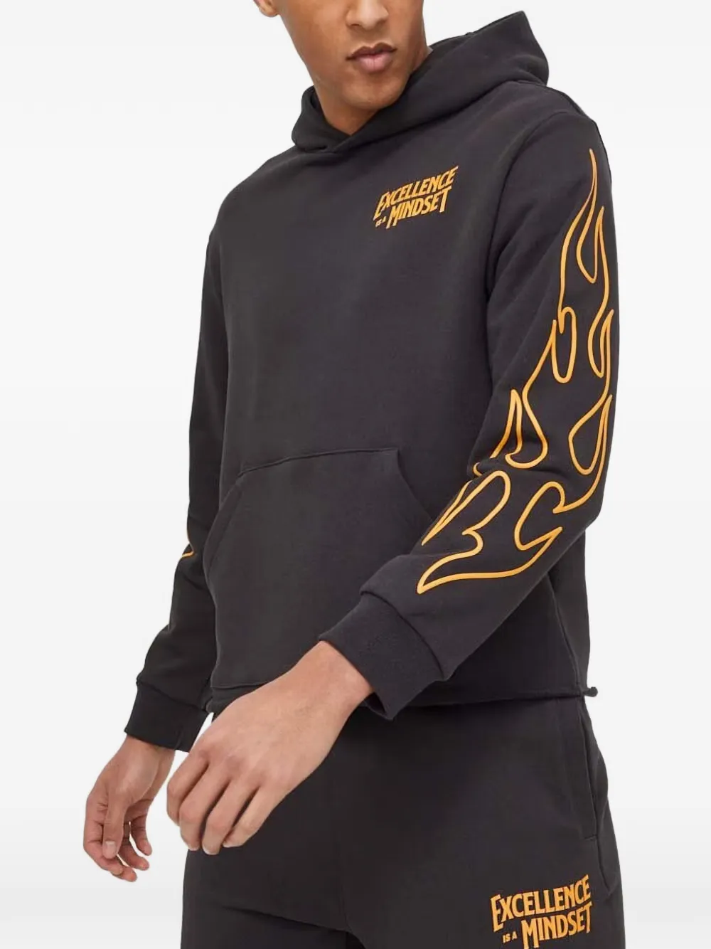 PUMA flame-print hoodie