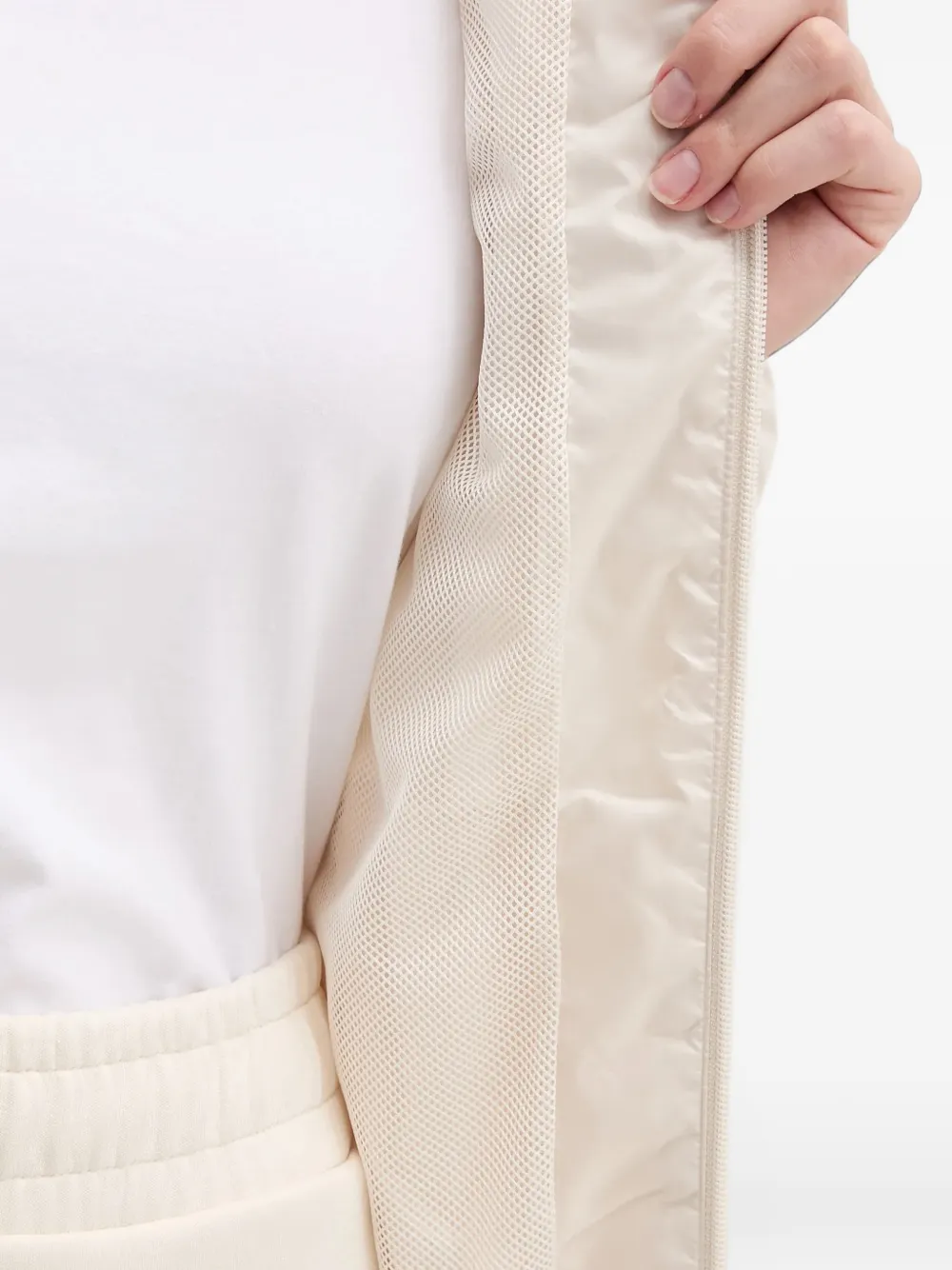 PUMA Essential zip-up hooded jacket Beige
