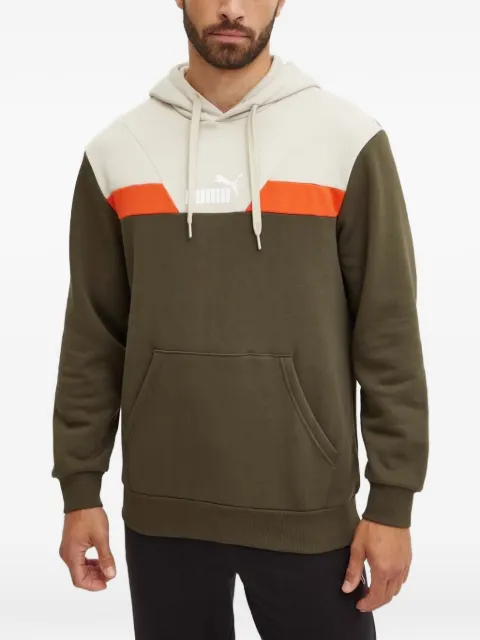 PUMA logo-print drawstring hoodie