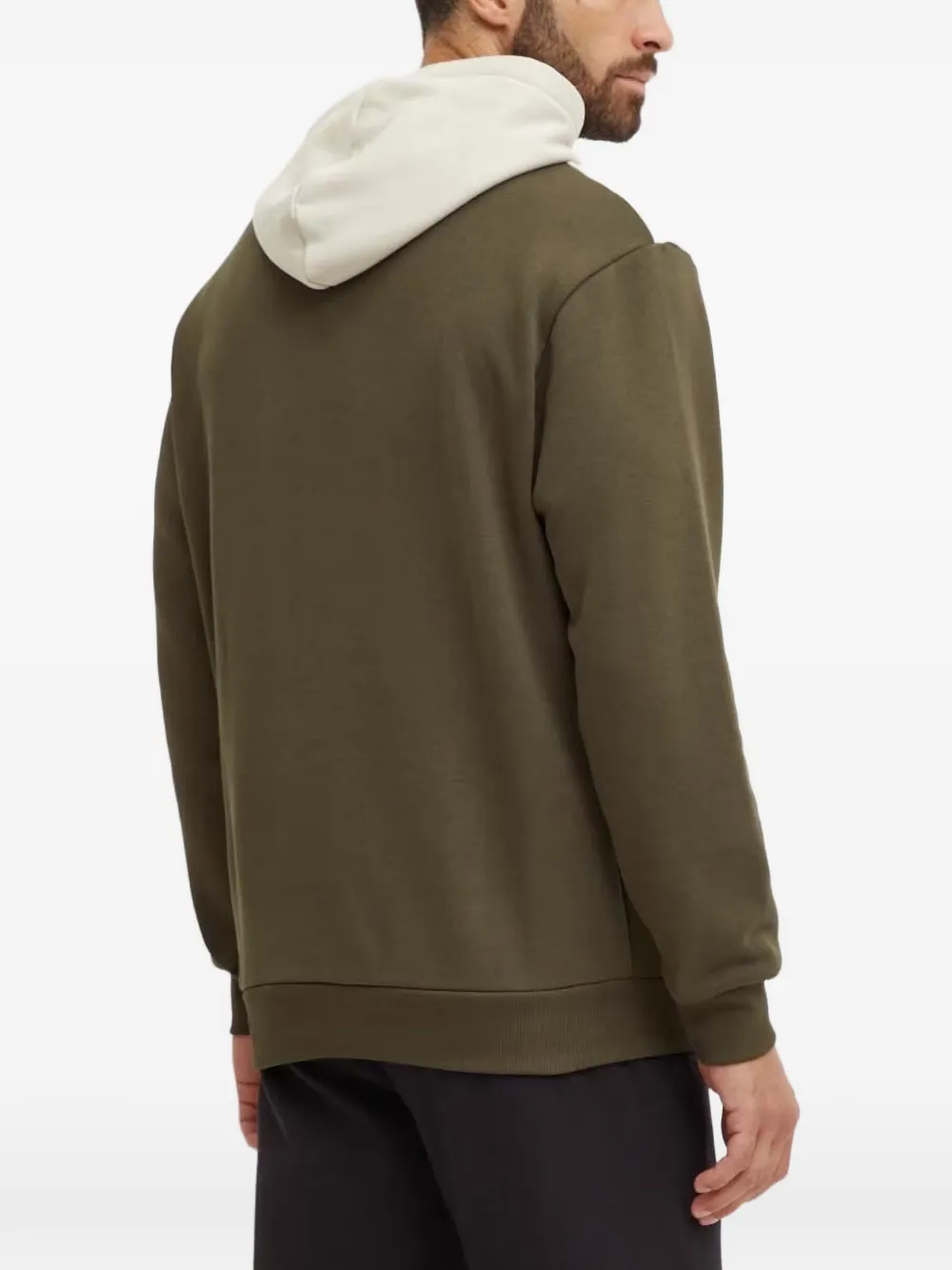 PUMA logo-print drawstring hoodie Groen