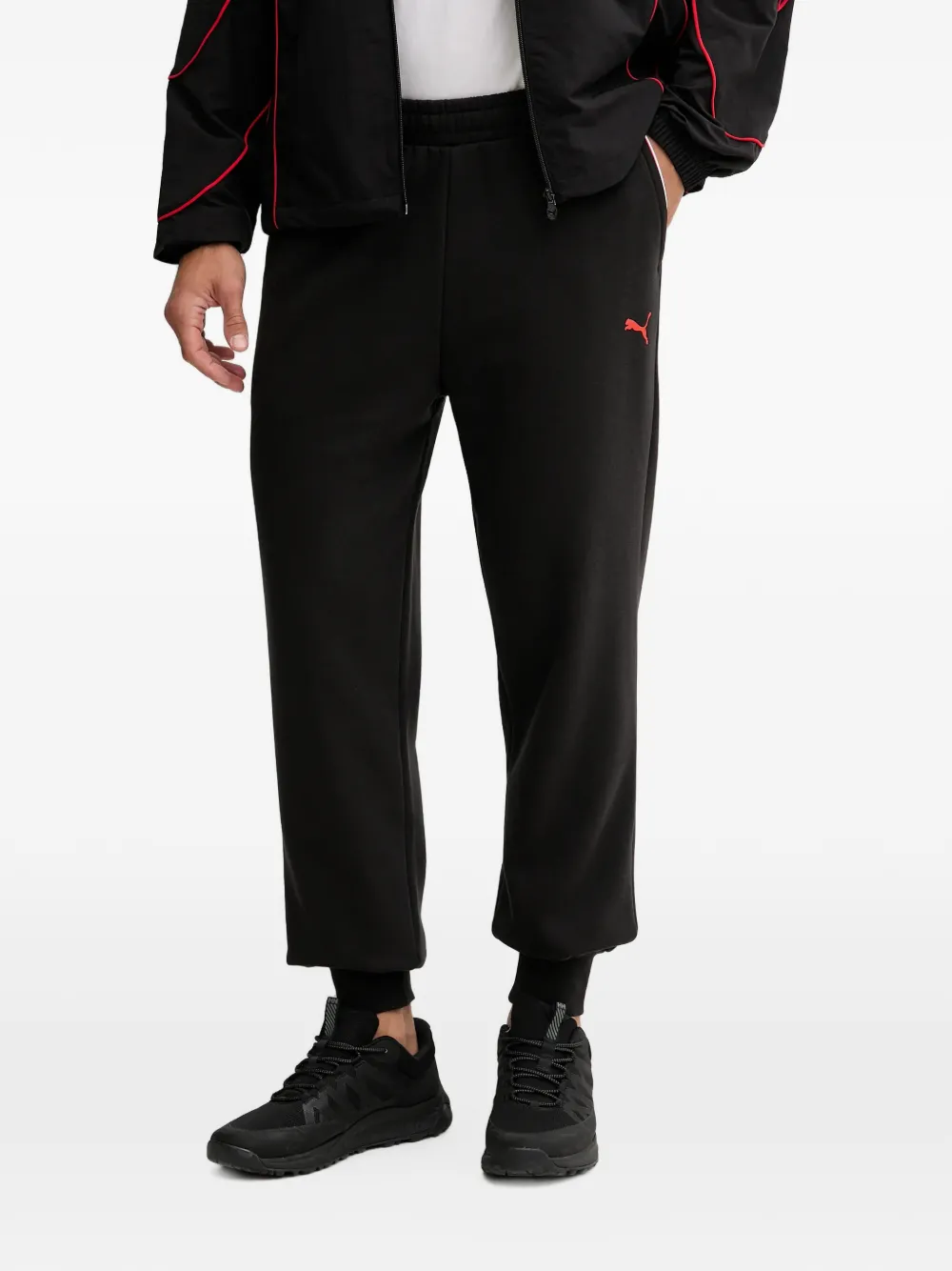 PUMA x F1 logo-embroidered side-stripe track pants - Nero