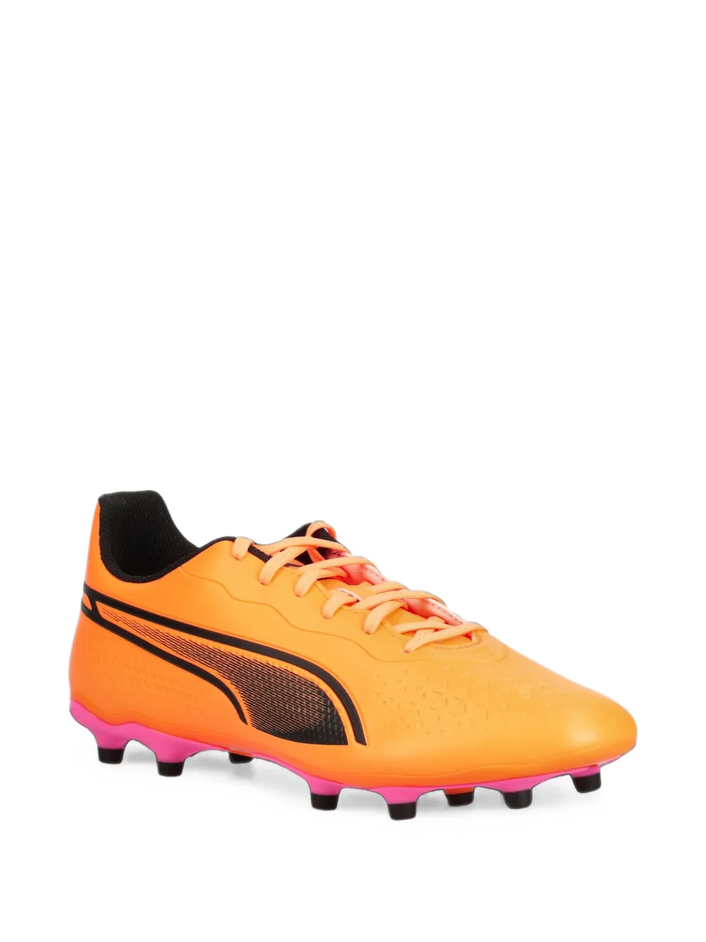 PUMA King logo-print sneakers Oranje