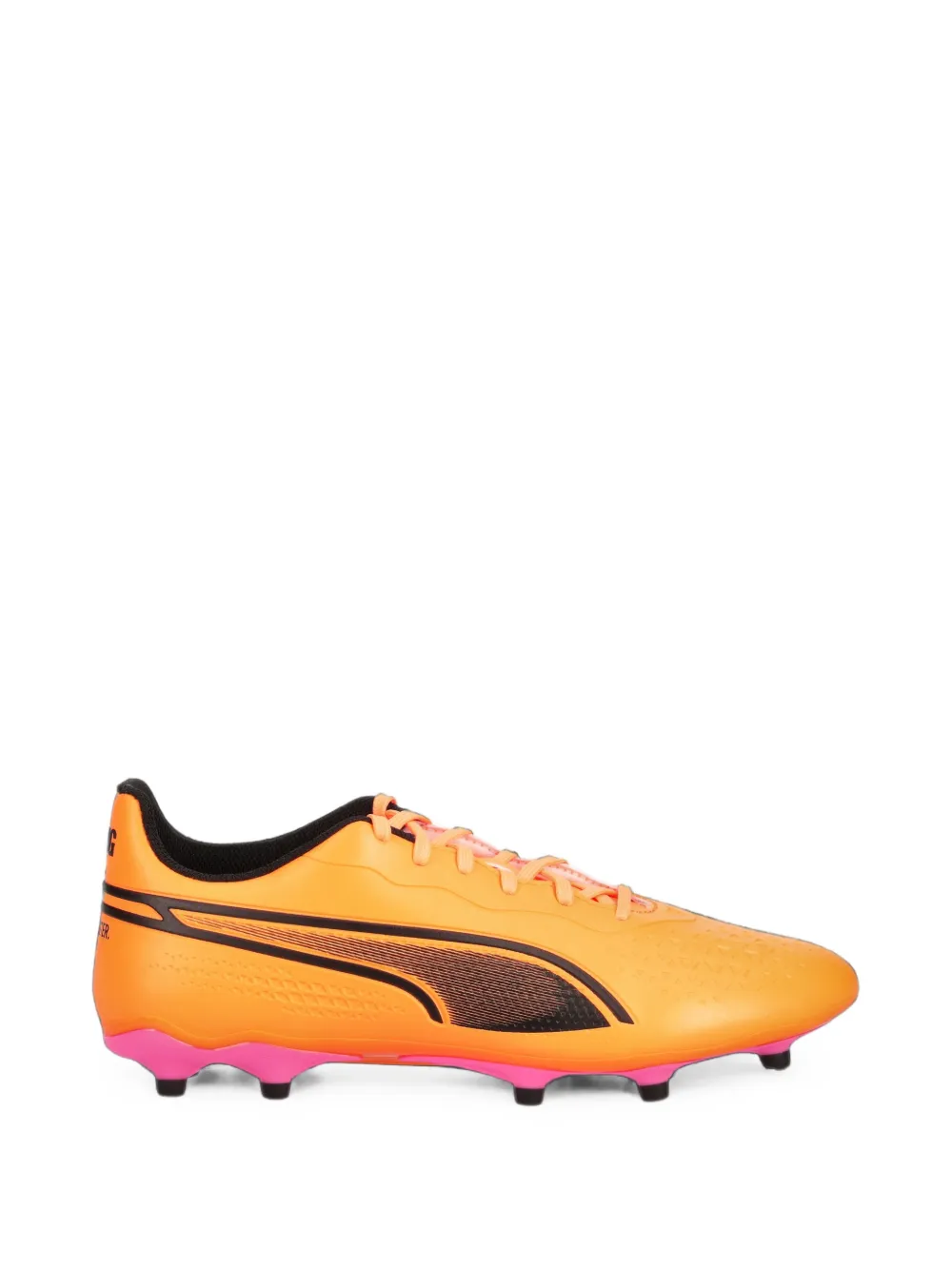 PUMA King logo-print sneakers Oranje