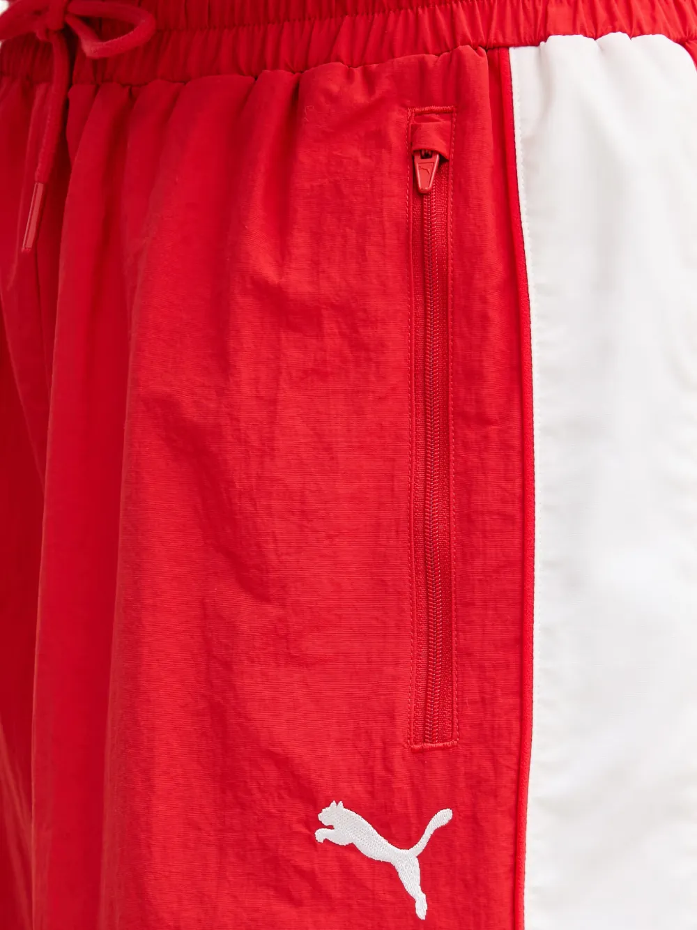 PUMA T7 trainingsbroek met geborduurd logo Rood