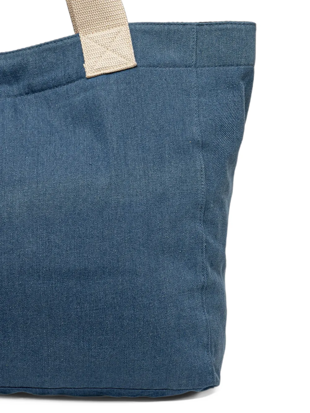 Barbour logo-appliqué tote bag Blauw
