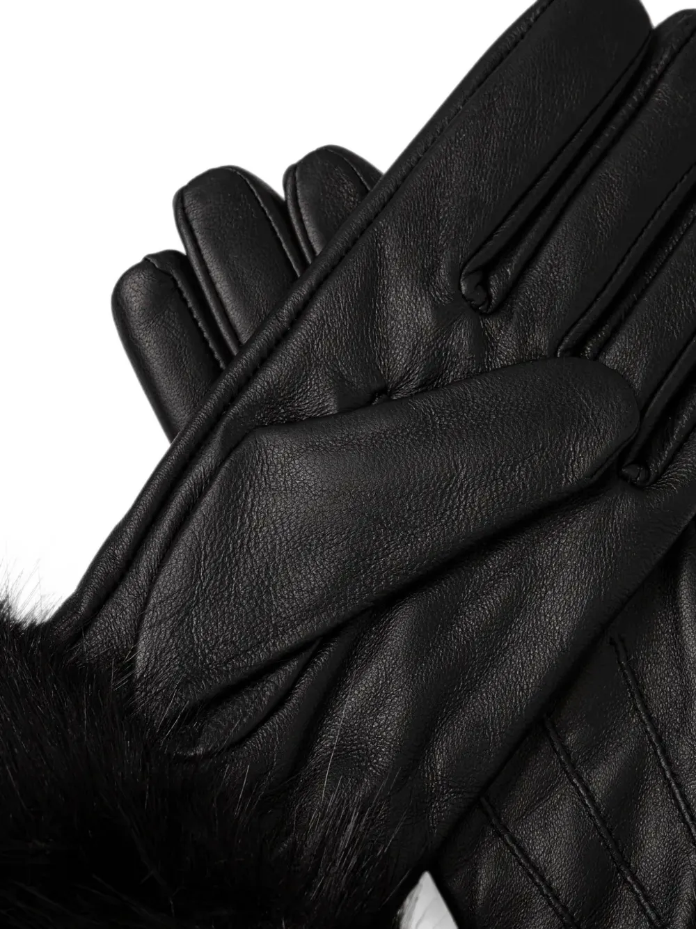 Barbour Handschoenen met tonale stiksels Zwart