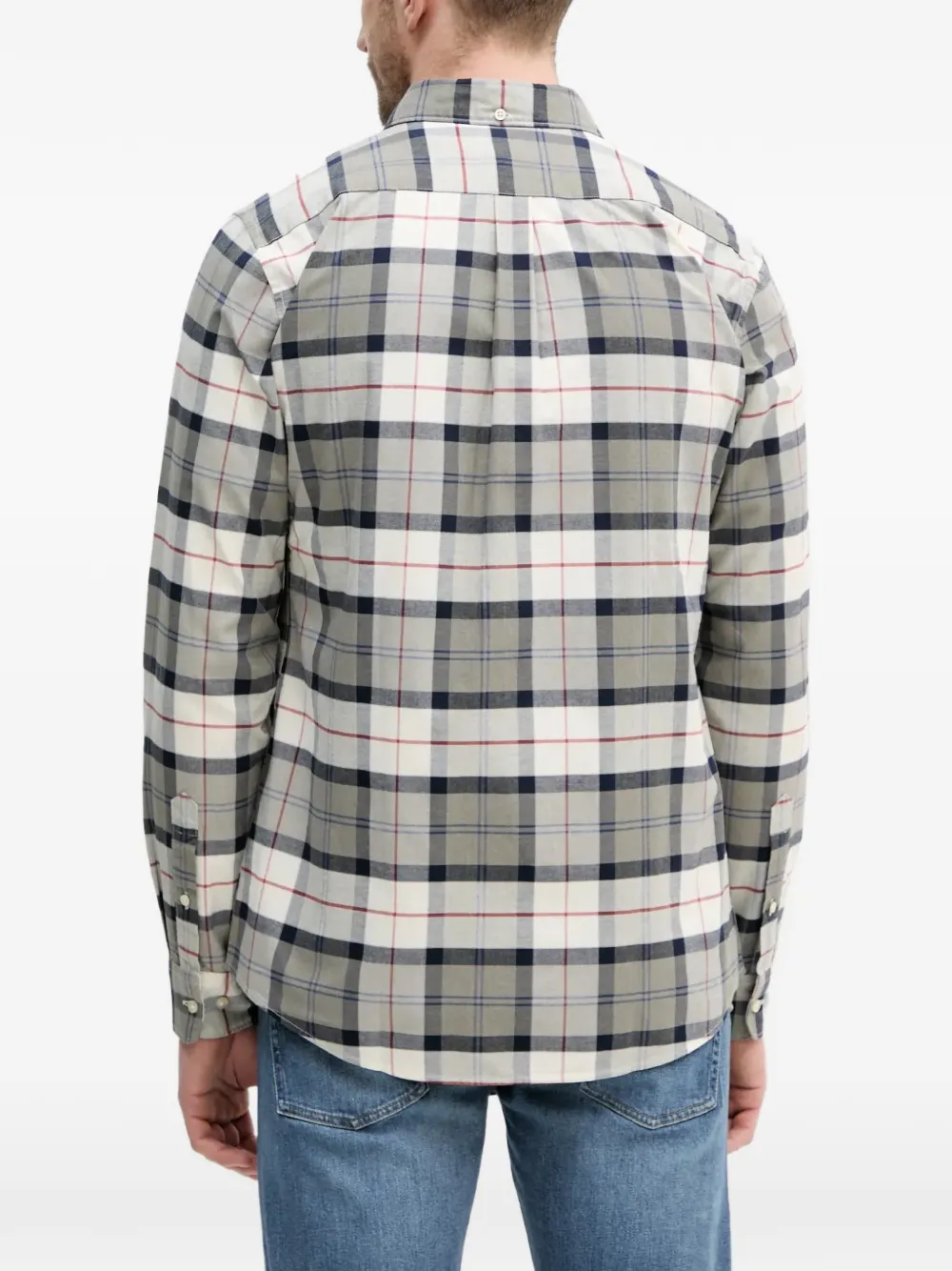 Barbour Lewis geruit overhemd Beige