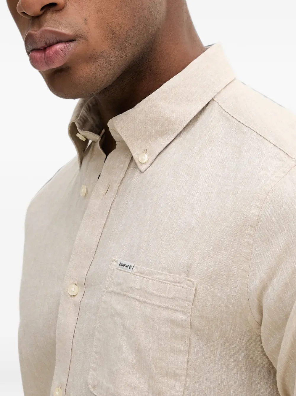 Barbour Nelson overhemd met lange mouwen Beige