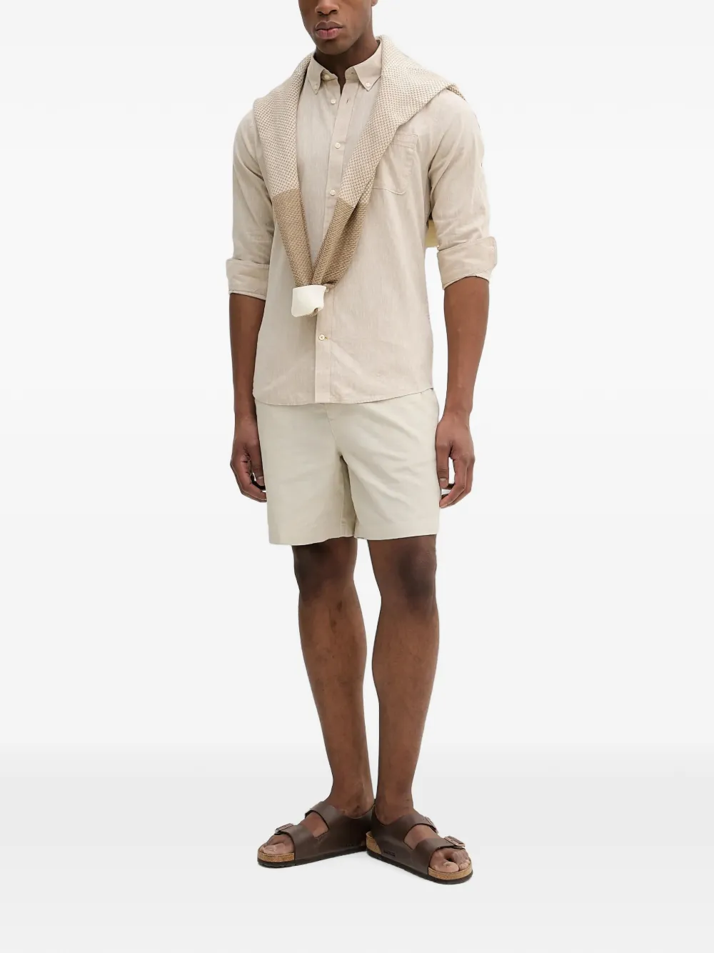 Barbour Nelson overhemd met lange mouwen Beige