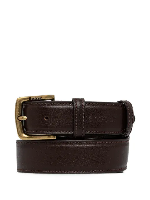 Barbour logo-debossed belt