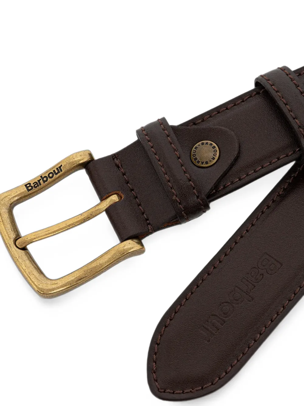 Barbour Riem met logo-reliëf Bruin