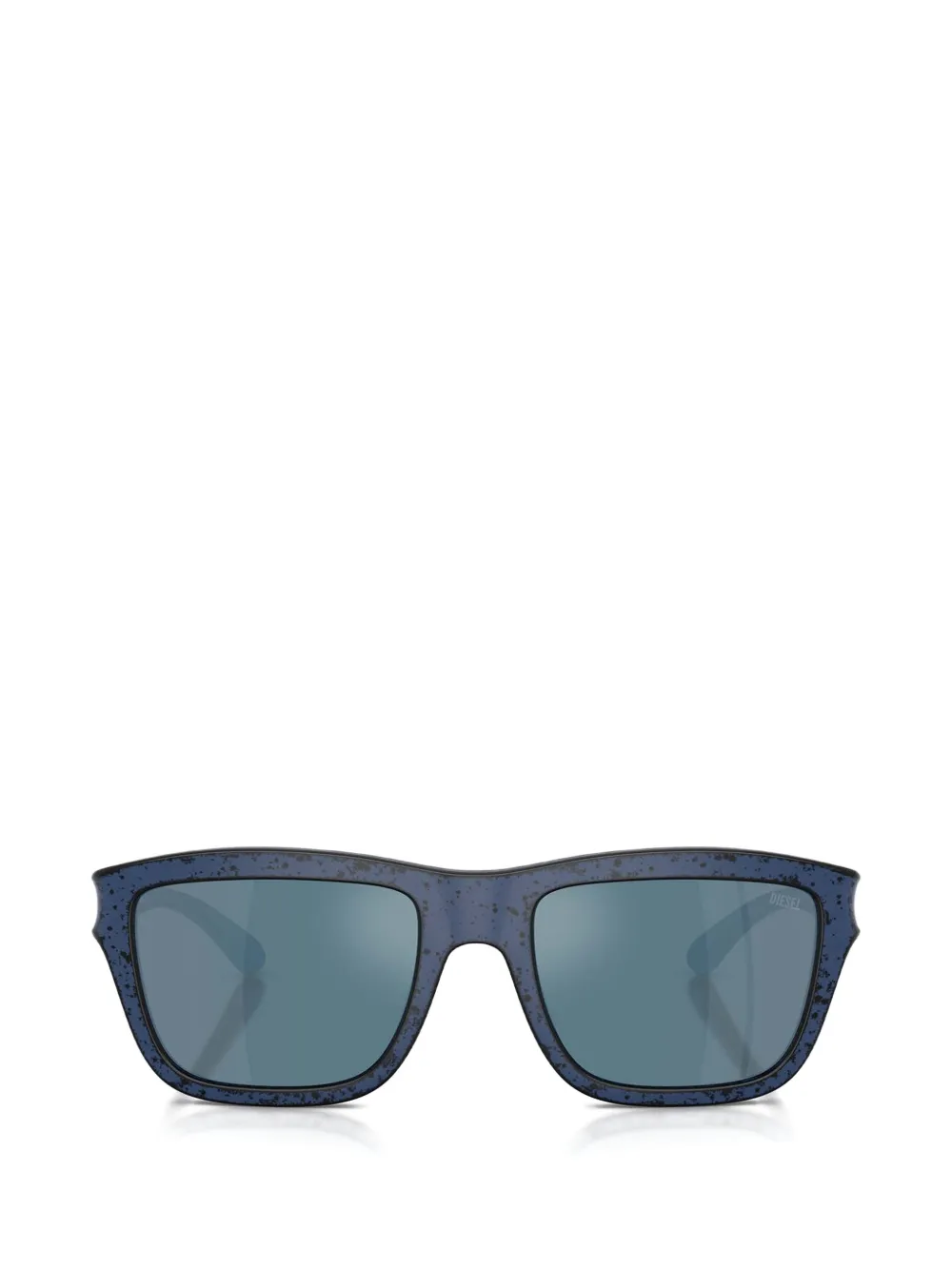 Diesel square-frame cutout sunglasses - Blu