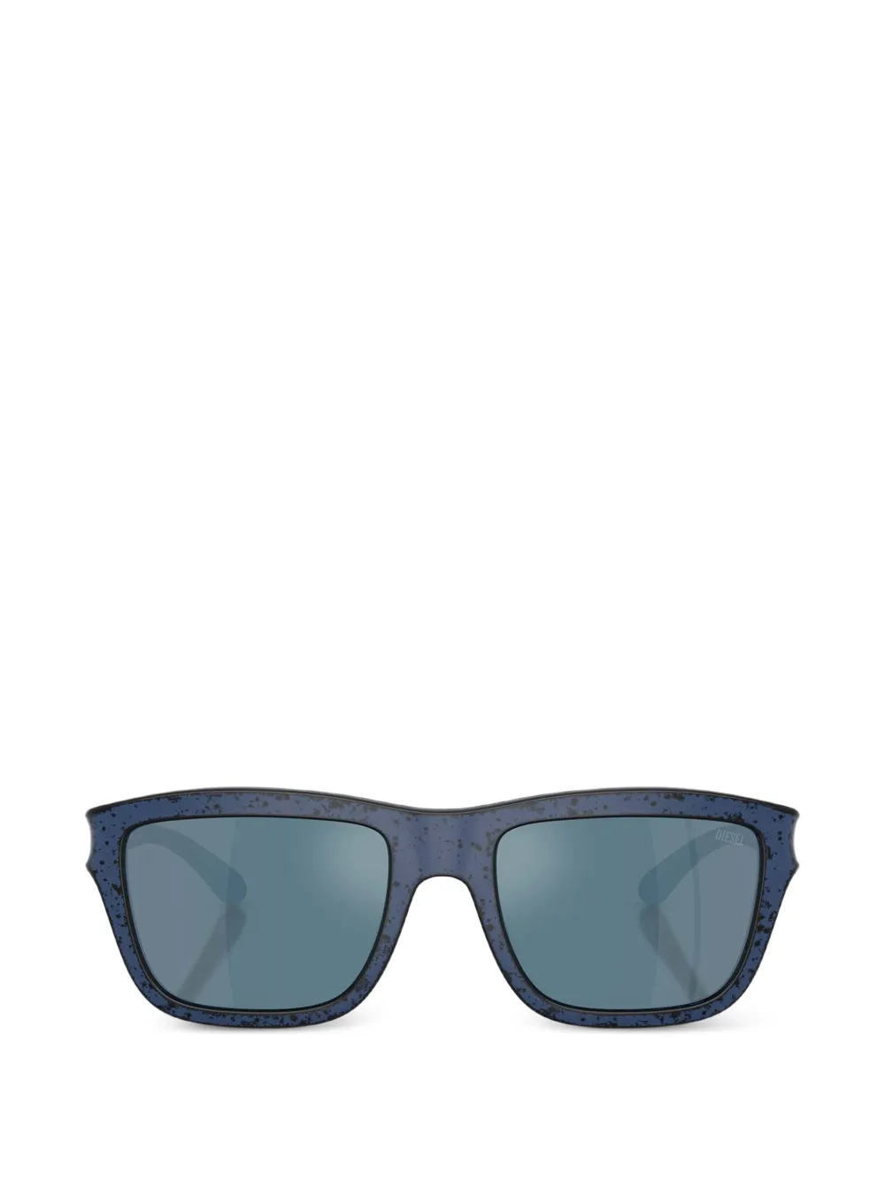 Diesel square-frame cutout sunglasses - Blu