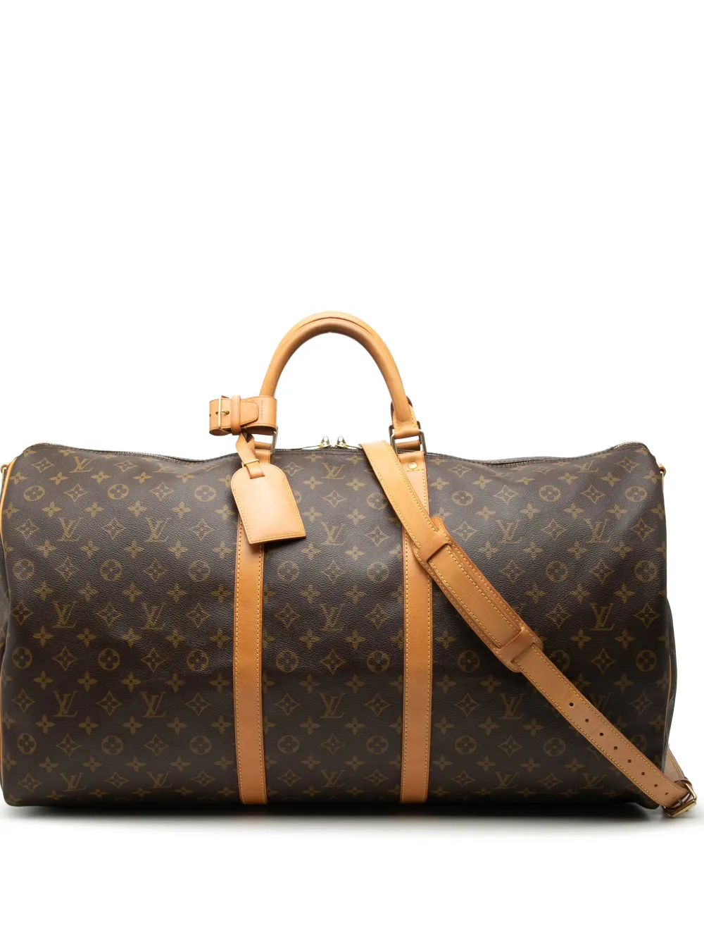 Louis Vuitton Pre-Owned 1995 Monogram Keepall Bandouliere 60 travel bag - Braun
