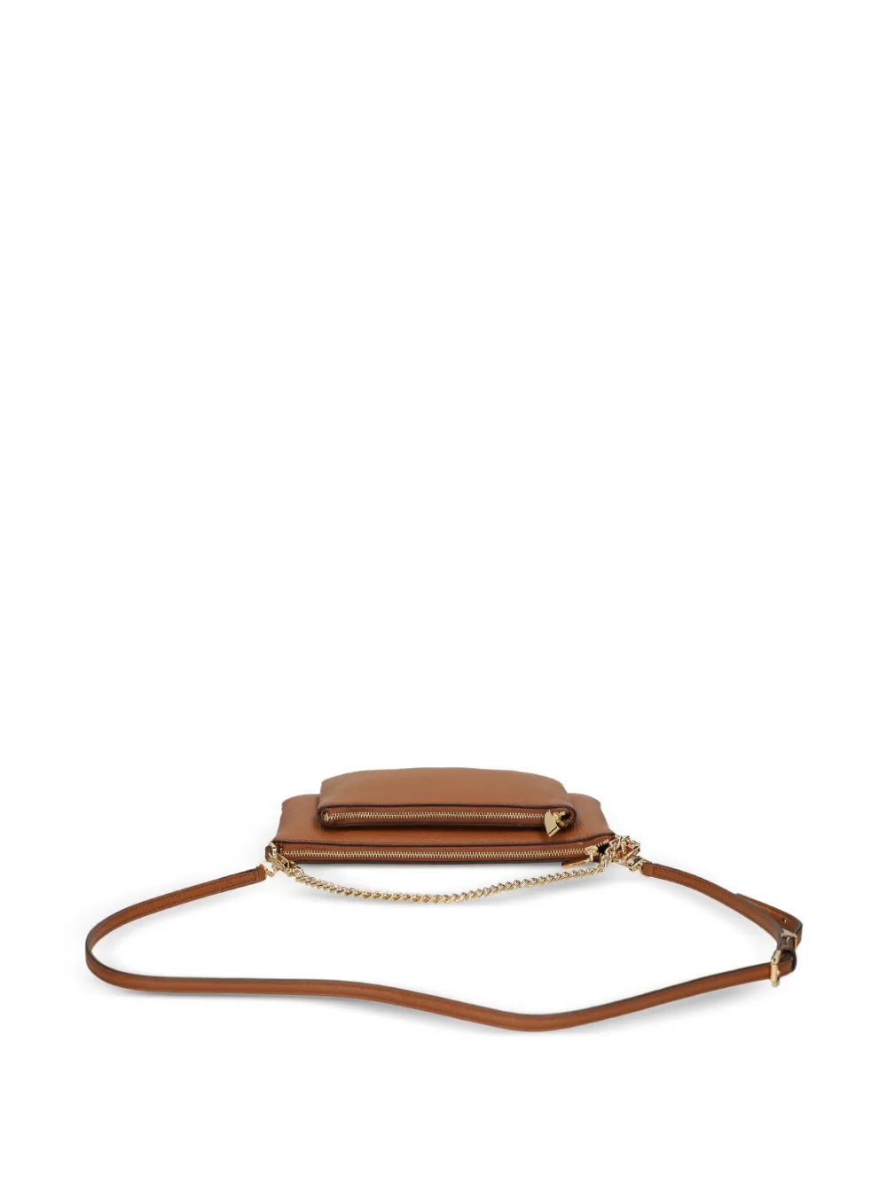 Michael Kors Jet Set medium schoudertas met bedel Bruin