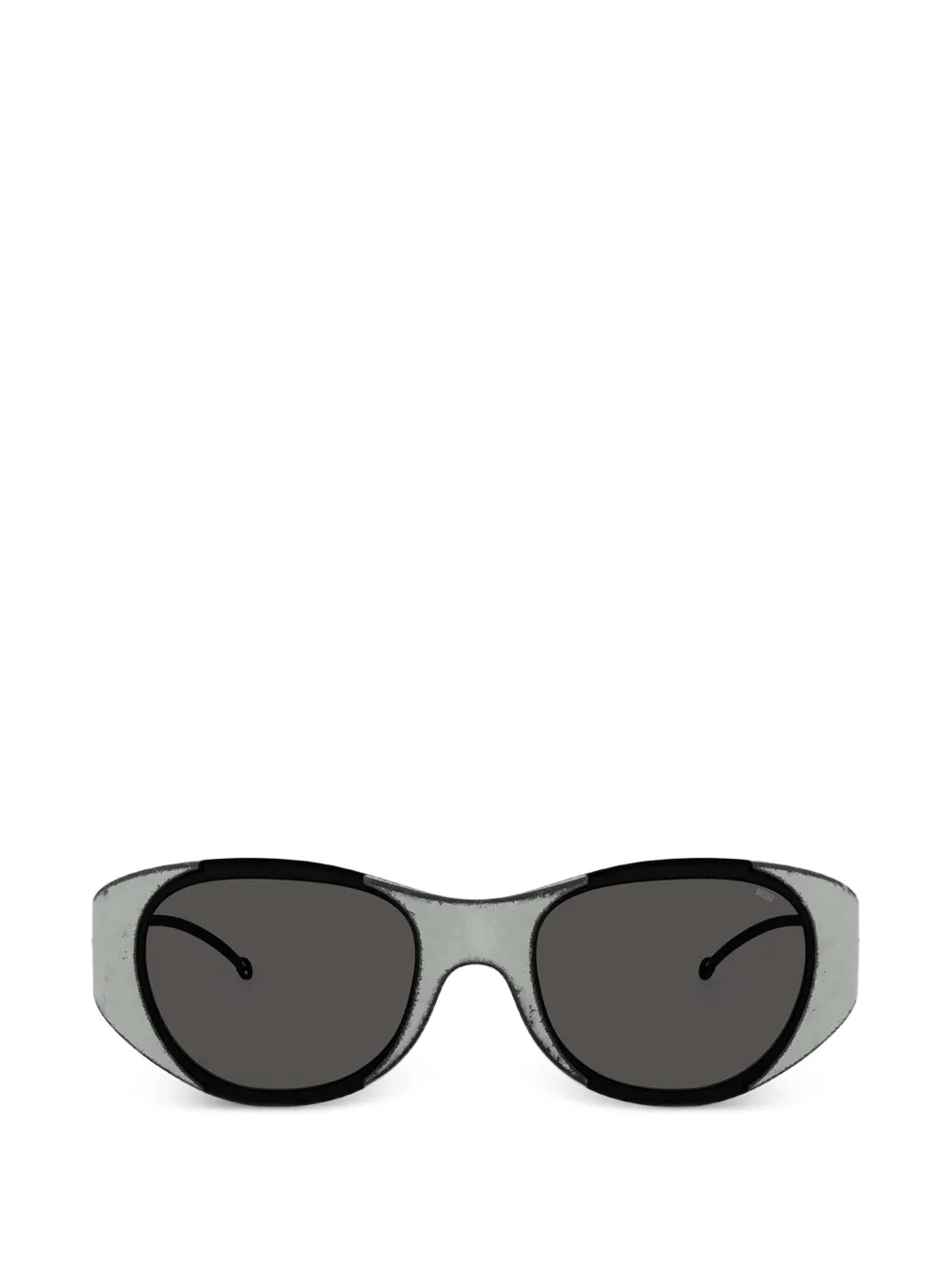 Diesel Occhiali da sole geometrici - Grigio
