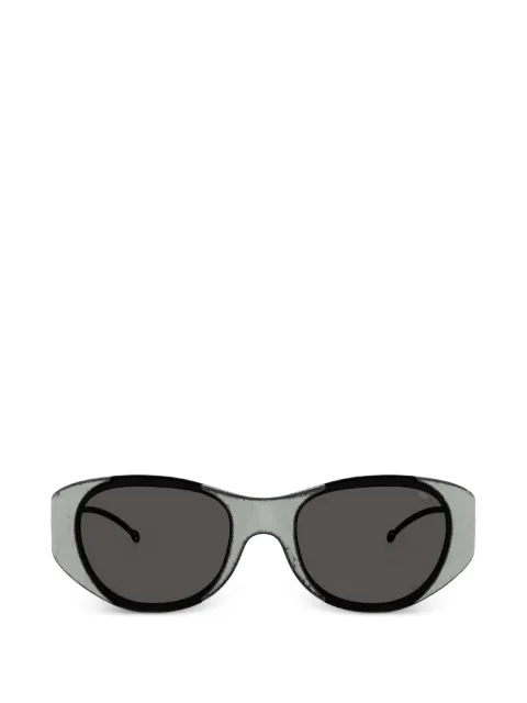 Diesel lunettes de soleil à monture géométrique et effet usé
