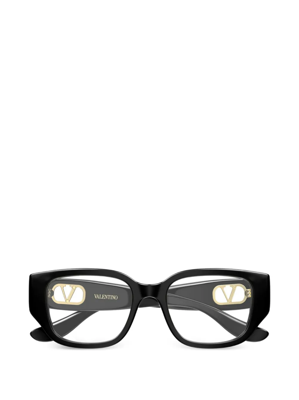 VALENTINO GARAVANI EYEWEAR Occhiali squadrati VLOGO - Nero