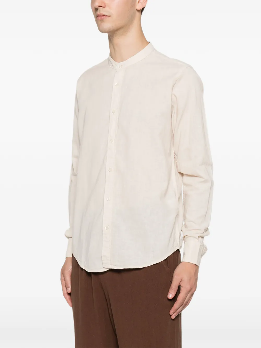  Imperial Camisa Con Cuello Mao - Neutro 