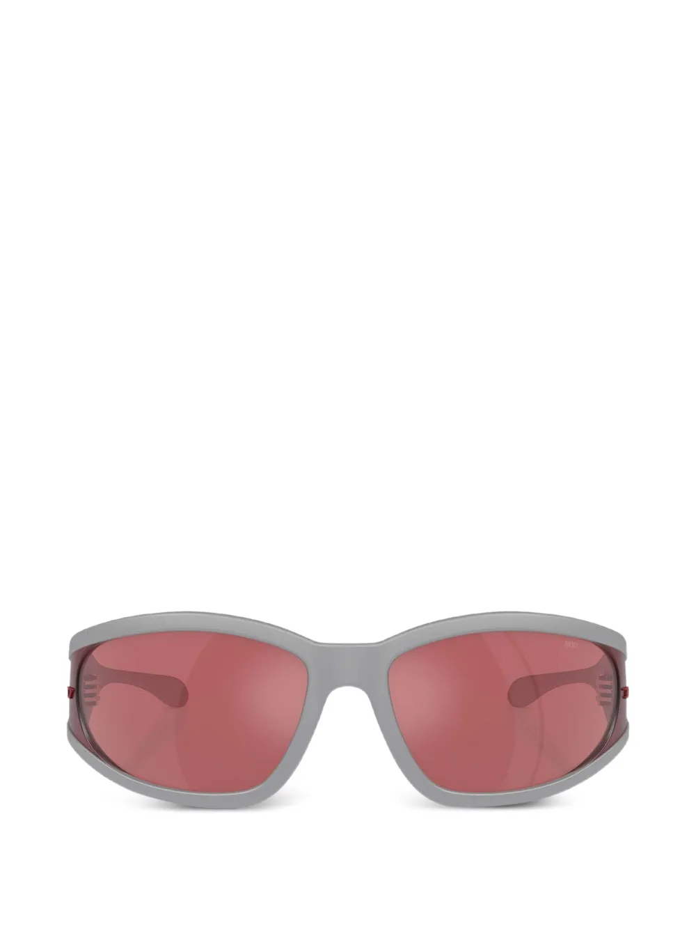 Diesel wrap-around geometric-frame sunglasses - Grigio