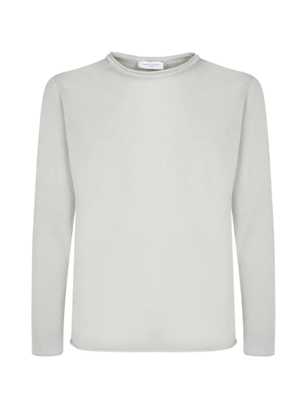 Daniele Fiesoli rolled-edge long-sleeve T-shirt - Bianco