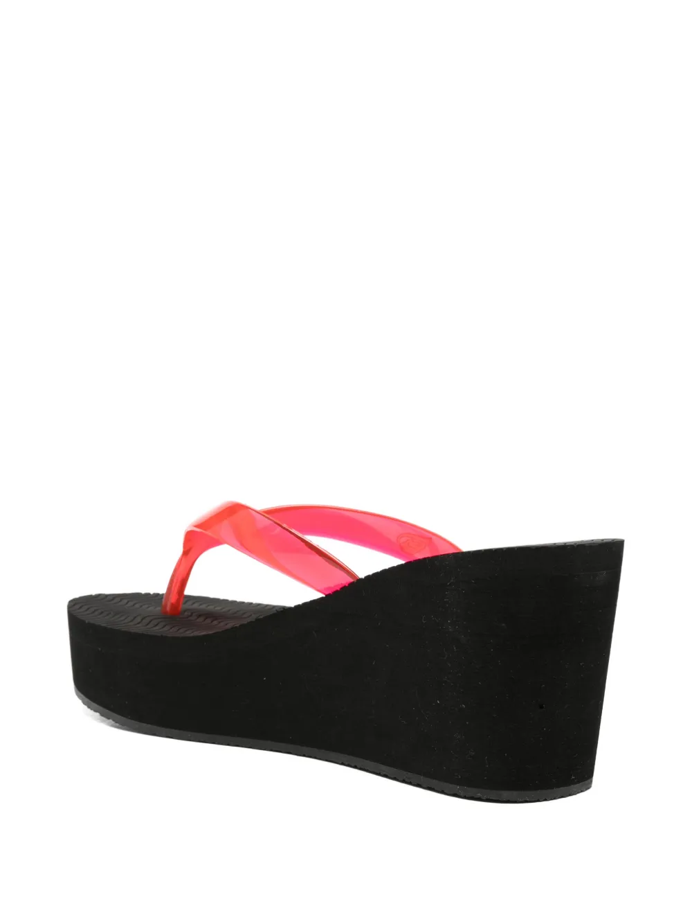 Ancient Greek Sandals Etheria wedge flip-flops Zwart