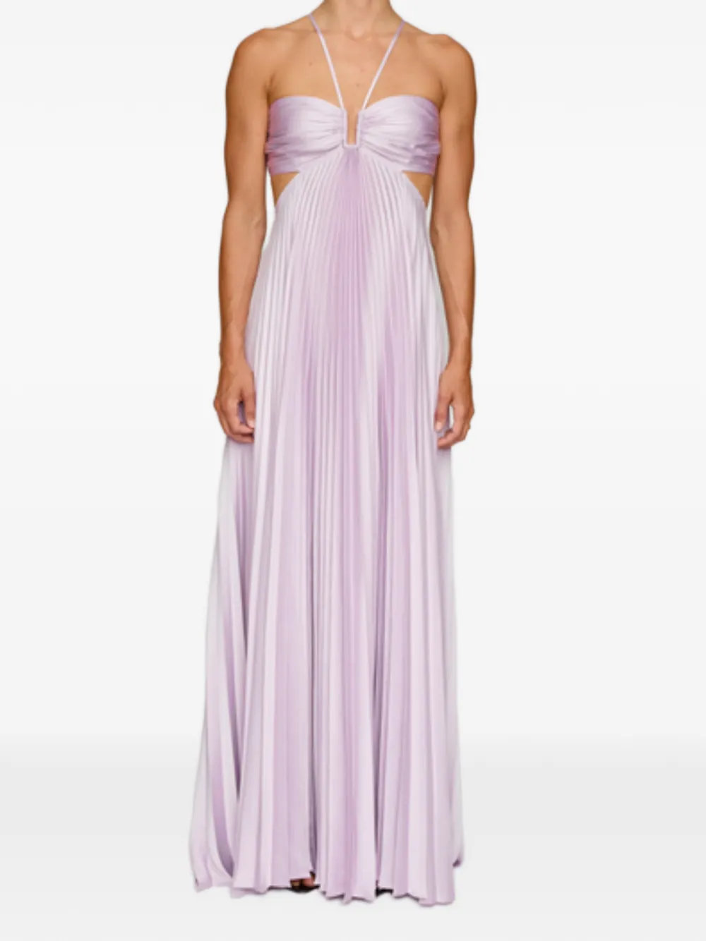 A.L.C. pleated cutout dress - Purple