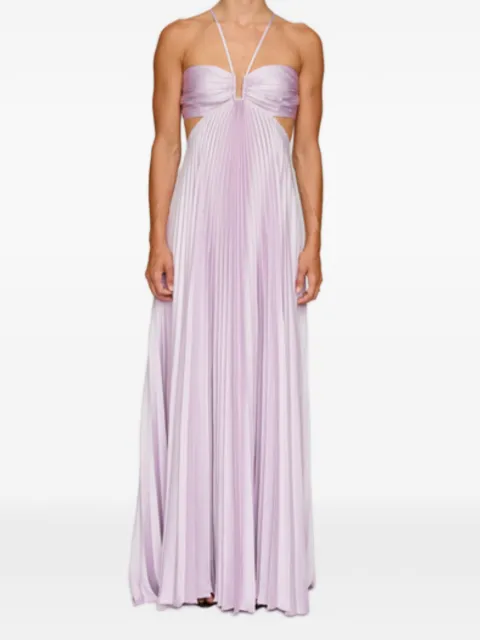 A.L.C. pleated cutout dress