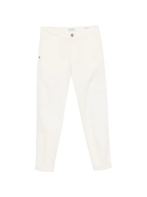 Re-Hash Mucha pressed-crease turn-up-hem trousers