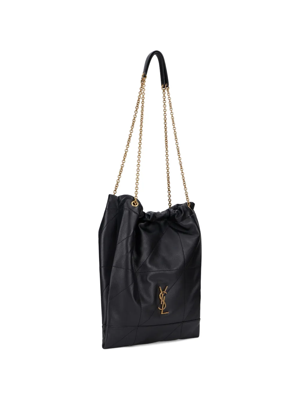 Saint Laurent Leren shopper Zwart
