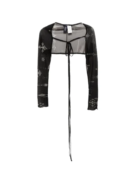 Limi Feu graphic-print crop top