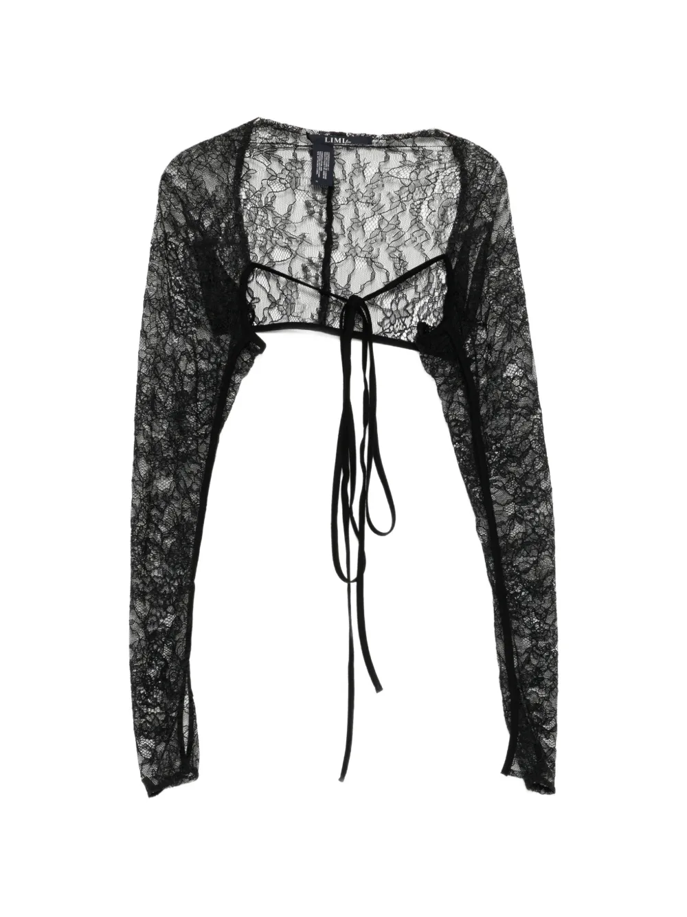 Limi Feu floral-lace jacket - Black