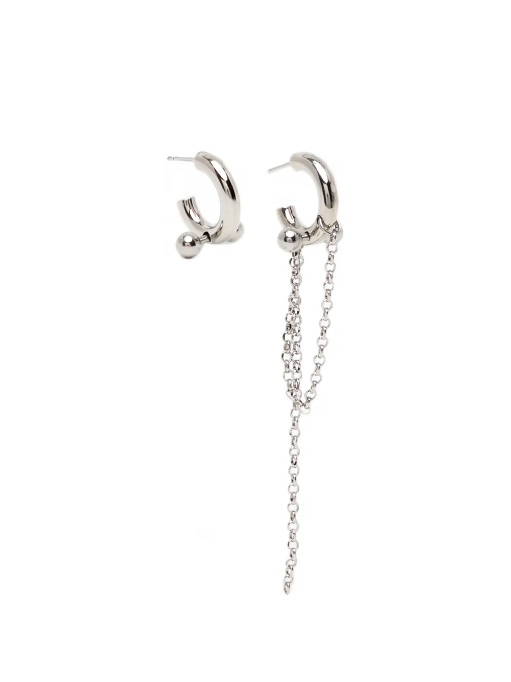 Justine Clenquet Claude earrings - Argento
