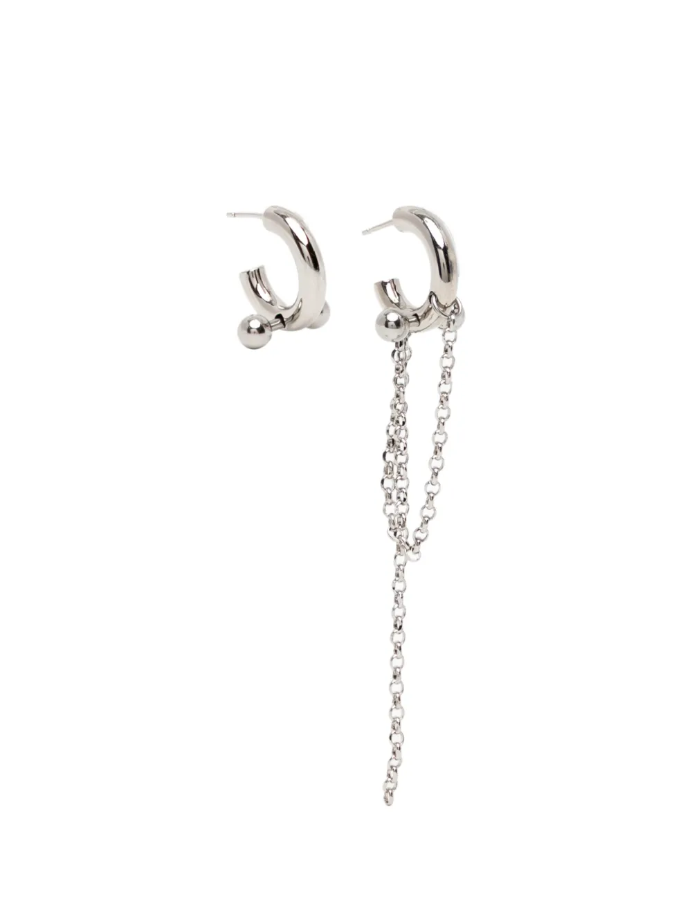 Justine Clenquet Claude earrings - Argento