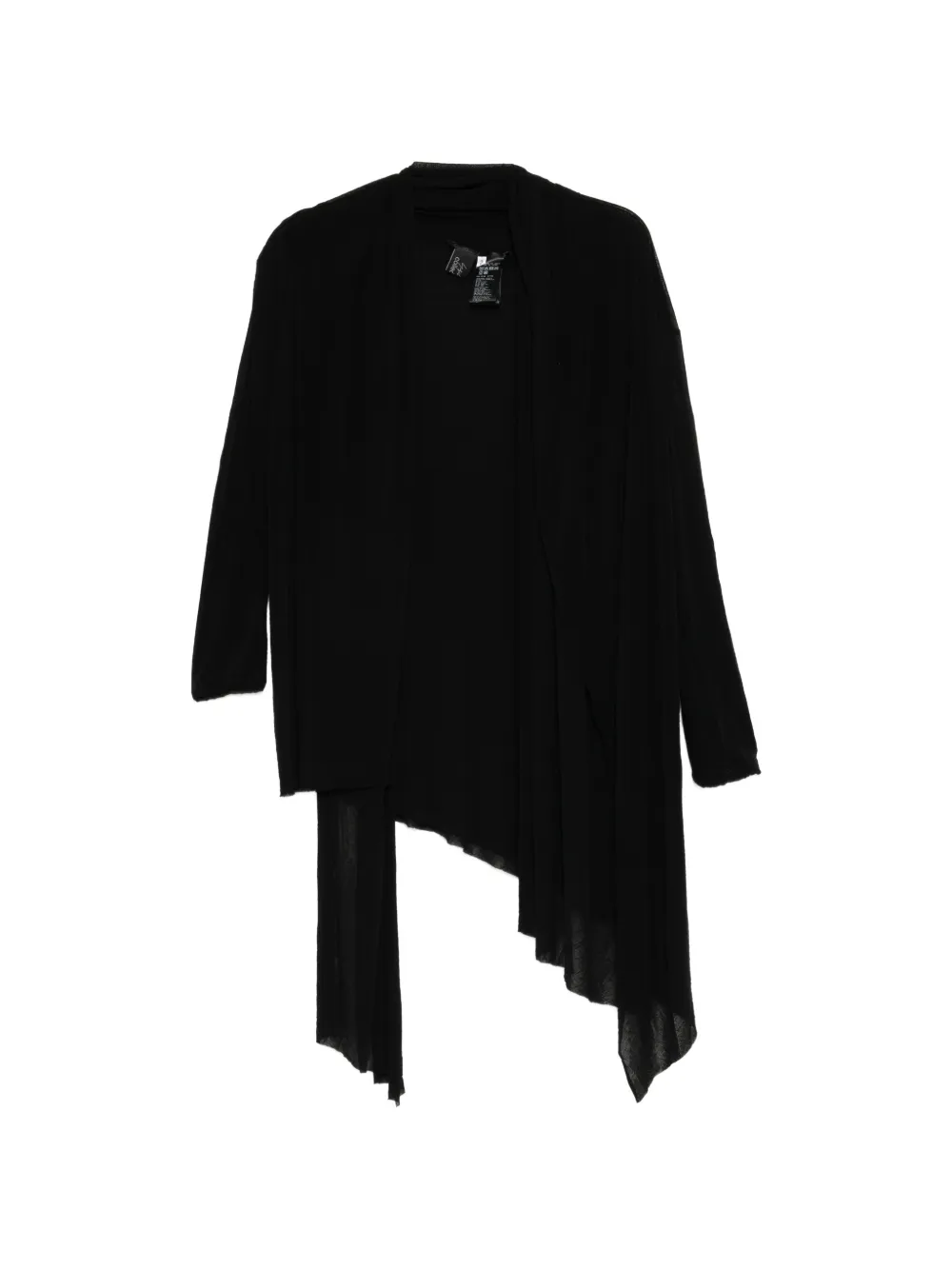 Yohji Yamamoto asymmetric jacket - Schwarz