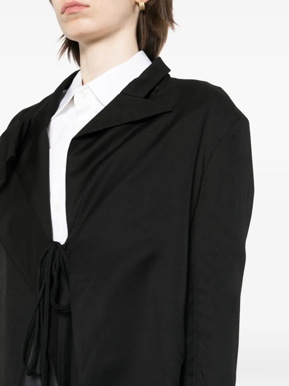 Yohji Yamamoto Twill jack Zwart