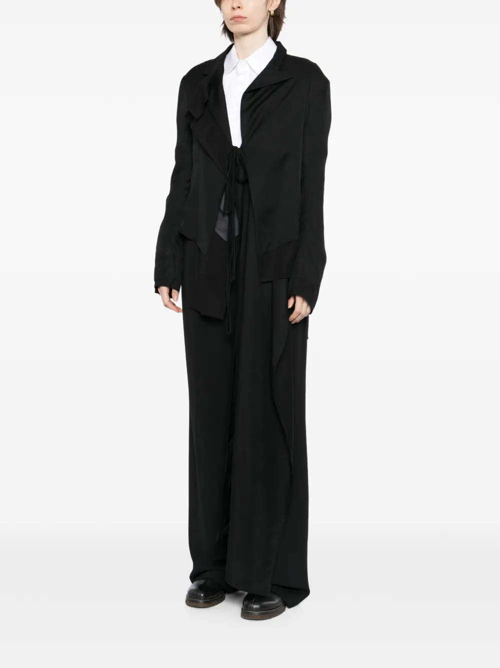 Yohji Yamamoto Twill jack Zwart