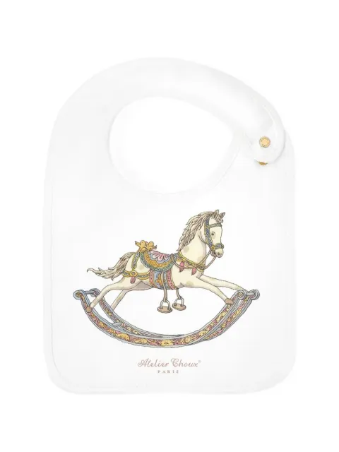 Atelier Choux rocking-horse reversible bib