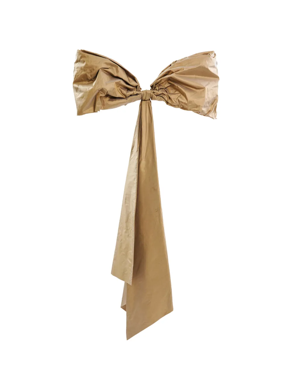 Saiid Kobeisy oversized bow cape - Oro