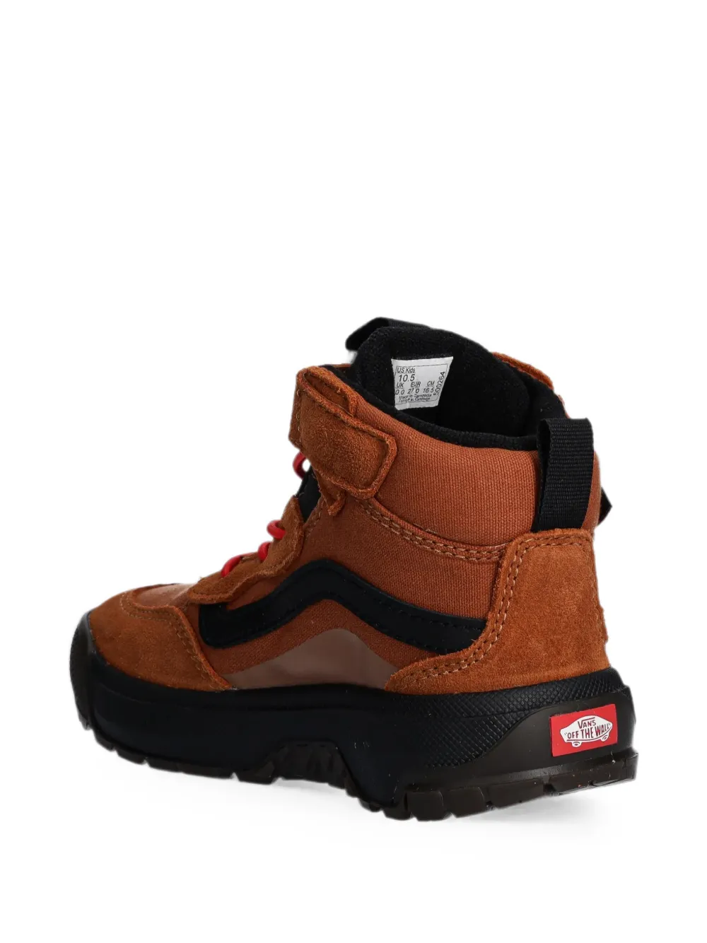 Vans Kids MTE Mini Crest touch-strap lace-up boots Oranje