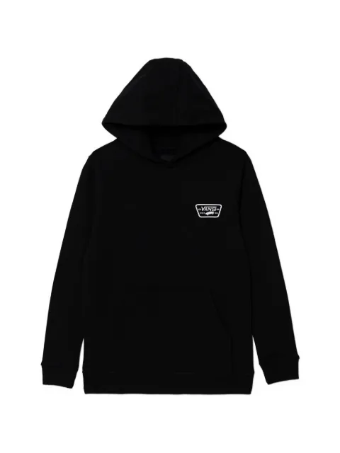 Vans Kids logo-patch pouch-pocket hoodie