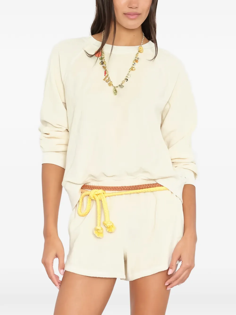 Xirena Pierre raglan-sleeve sweatshirt - Toni neutri