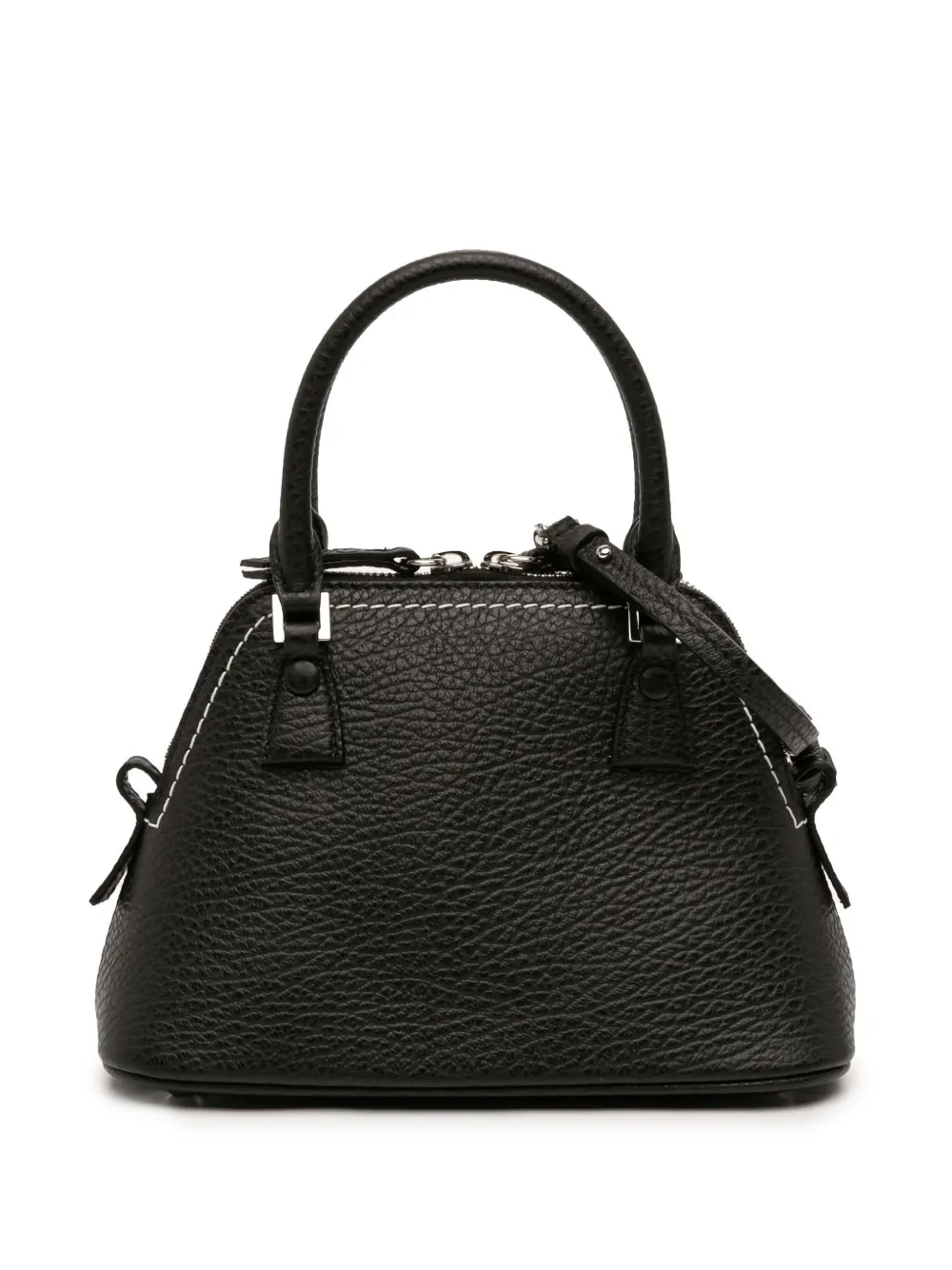 Maison Martin Margiela Pre-Owned 2015-2026 Micro Grained Leather 5AC Classique satchel - Nero