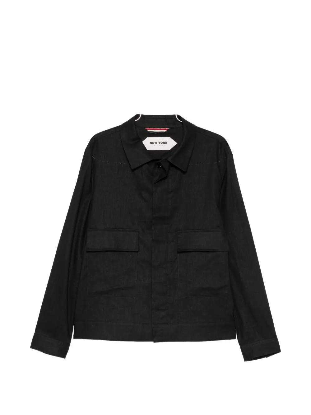 New York Resident flap-pocket shirt jacket - Nero