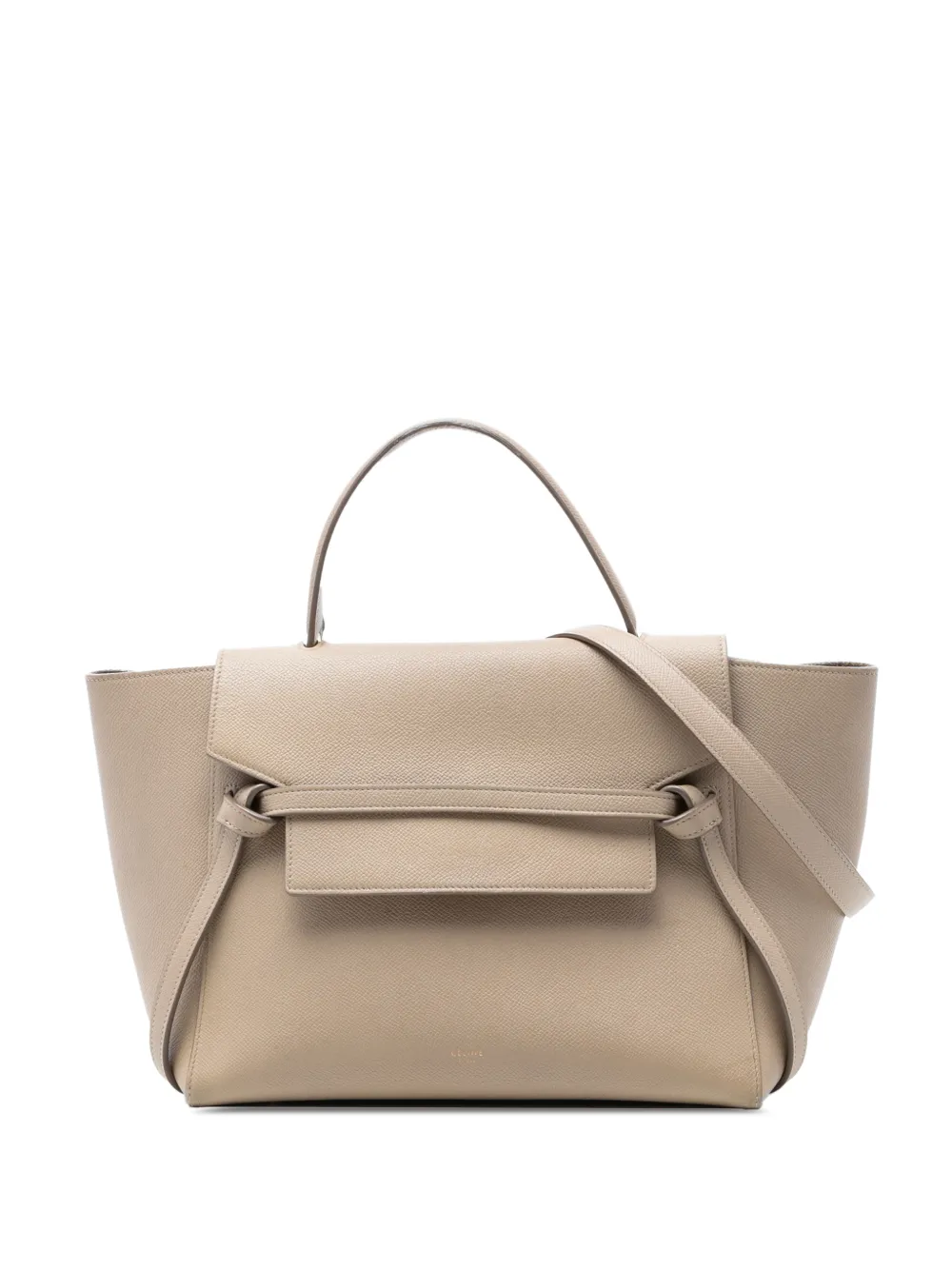 Celine Pre-Owned 2017 Mini Grained Calfskin Belt Bag satchel - Toni neutri