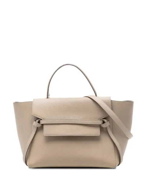 Celine Pre-Owned маленькая сумка-сэтчел Grained Calfskin Belt Bag (2017 год)