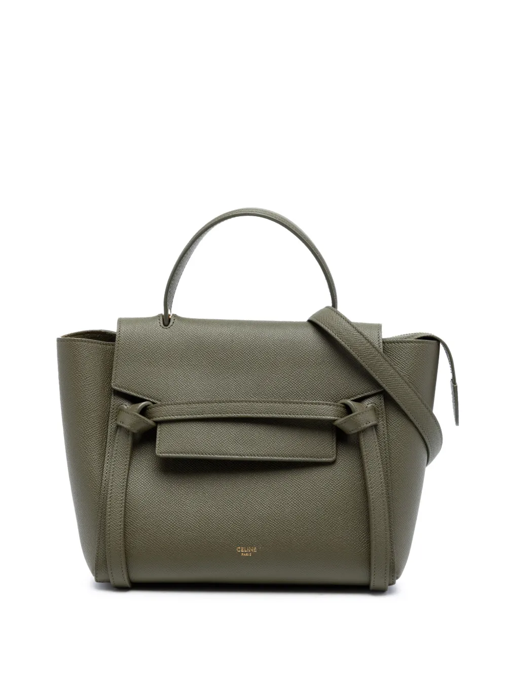 Celine Pre-Owned 2019 Micro Grained Calfskin Belt Bag satchel - Verde