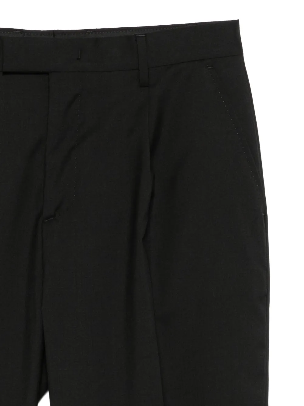 Low Brand Kim geplooide broek Zwart